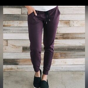 ZYIA Deep Purple Jogger Pants
